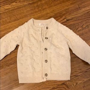 Cat and Jack Baby Girl Pom Sweater